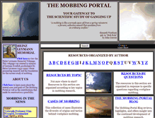 Tablet Screenshot of mobbingportal.com